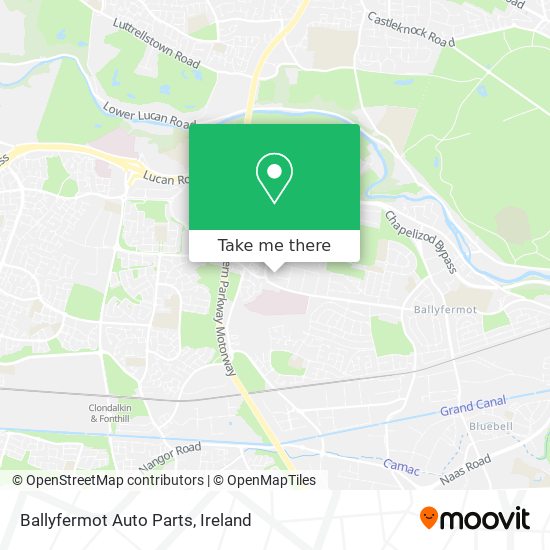 Ballyfermot Auto Parts map