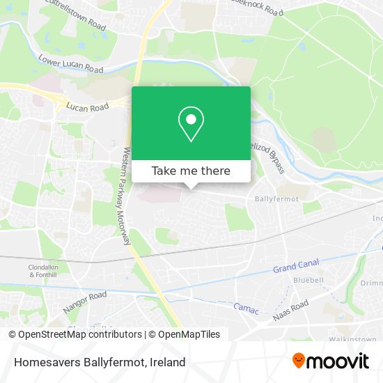 Homesavers Ballyfermot map