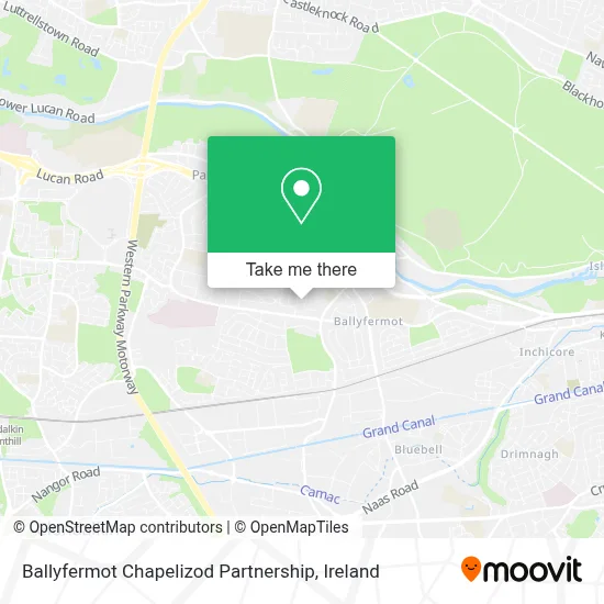 Ballyfermot Chapelizod Partnership map