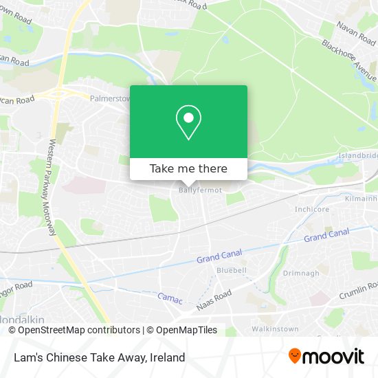 Lam's Chinese Take Away map