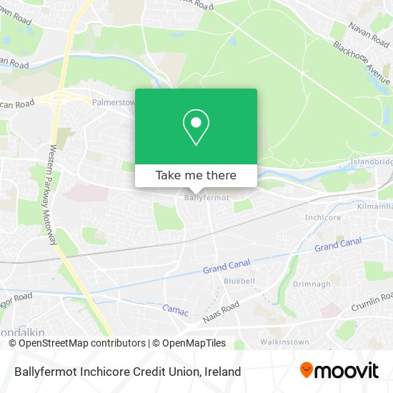 Ballyfermot Inchicore Credit Union map