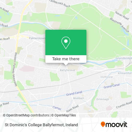 St Dominic's College Ballyfermot map
