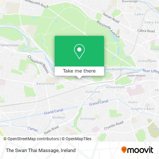 The Swan Thai Massage map