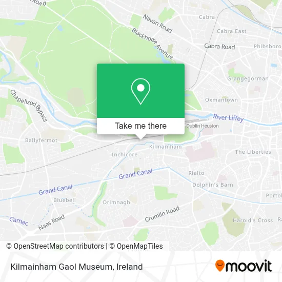 Kilmainham Gaol Museum map