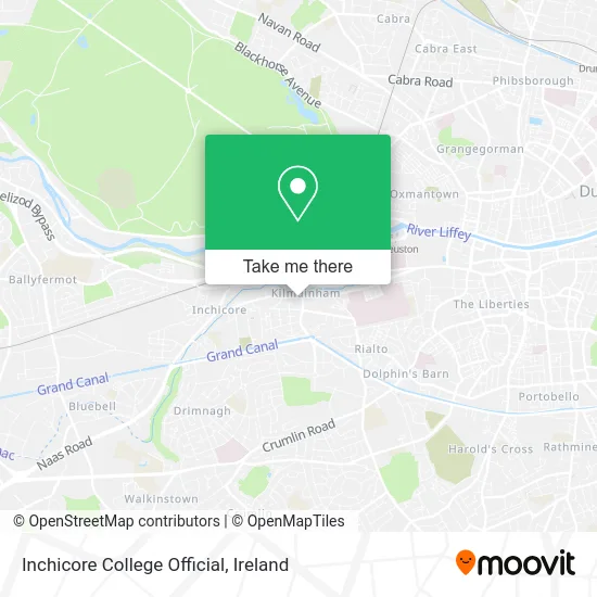 Inchicore College Official map