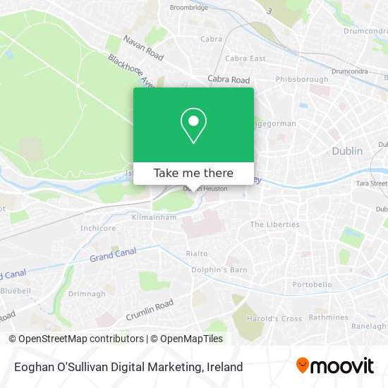 Eoghan O'Sullivan Digital Marketing map
