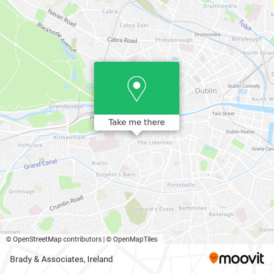 Brady & Associates map