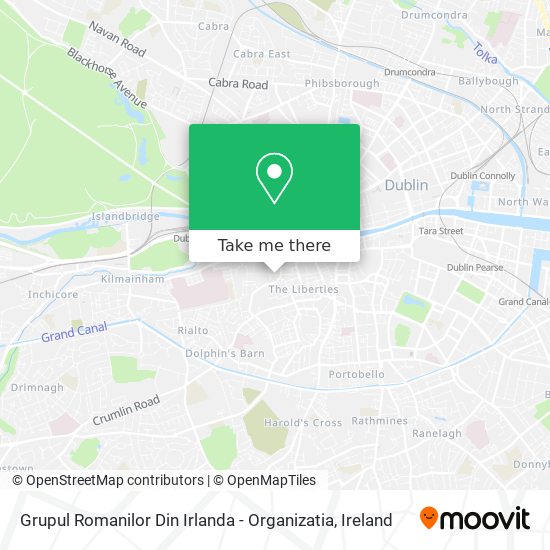 Grupul Romanilor Din Irlanda - Organizatia map