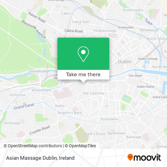 Asian Massage Dublin map