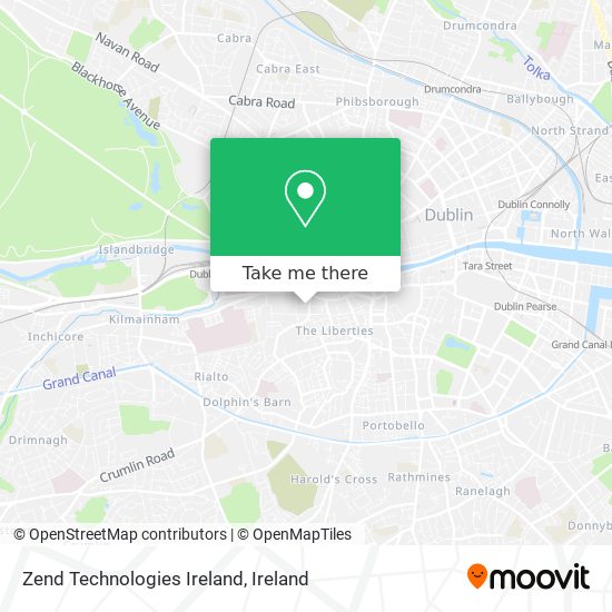 Zend Technologies Ireland map