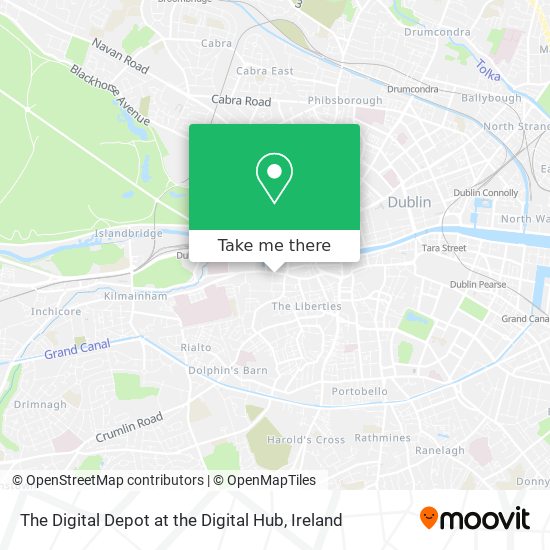 The Digital Depot at the Digital Hub map