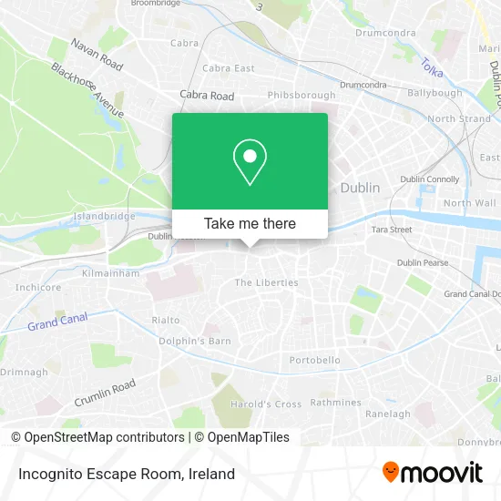 Incognito Escape Room map