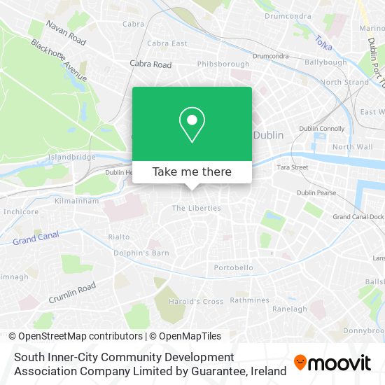 South Inner-City Community Development Association Company Limited by Guarantee map