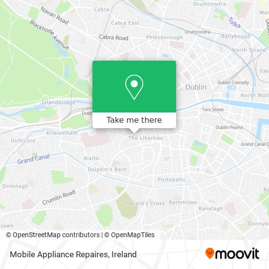 Mobile Appliance Repaires map