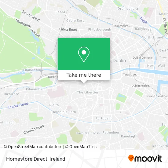 Homestore Direct map
