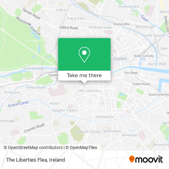 The Liberties Flea map