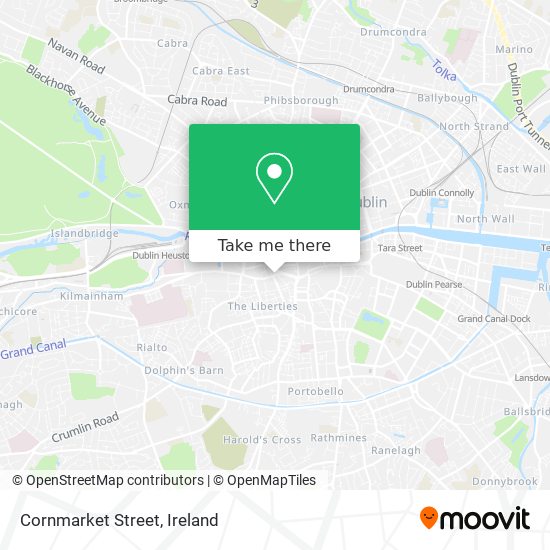 Cornmarket Street map