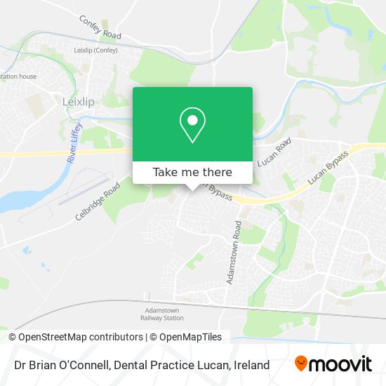 Dr Brian O'Connell, Dental Practice Lucan map