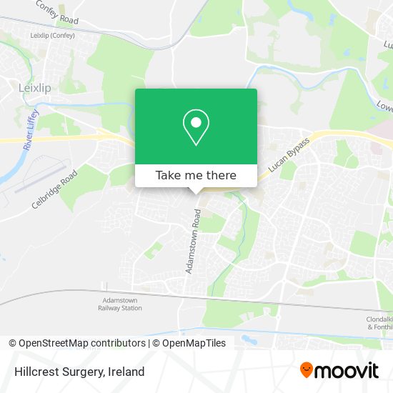 Hillcrest Surgery map