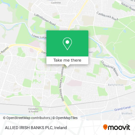 ALLIED IRISH BANKS PLC map