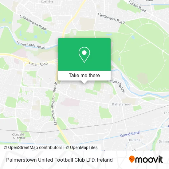 Palmerstown United Football Club LTD map