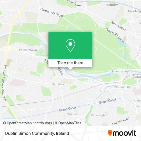 Dublin Simon Community map