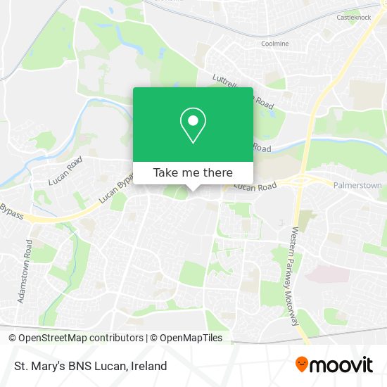 St. Mary's BNS Lucan map