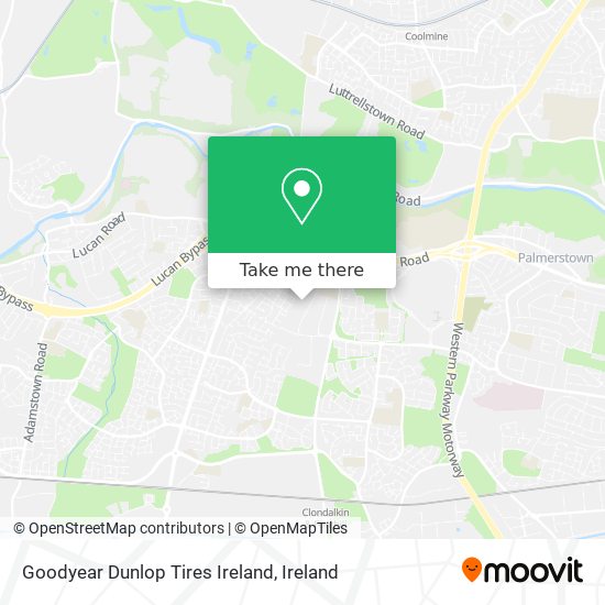 Goodyear Dunlop Tires Ireland map