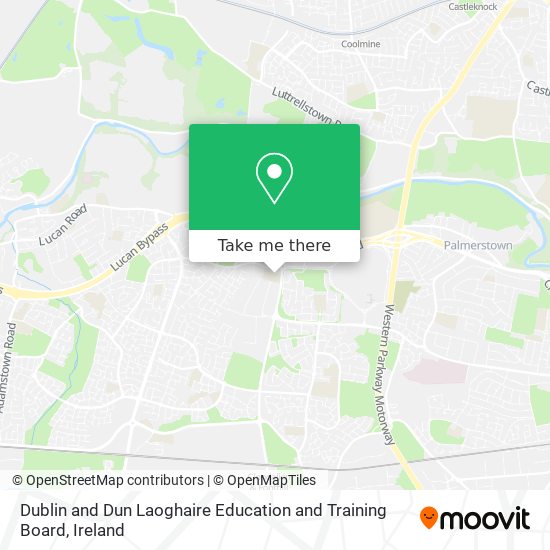 Dublin and Dun Laoghaire Education and Training Board map