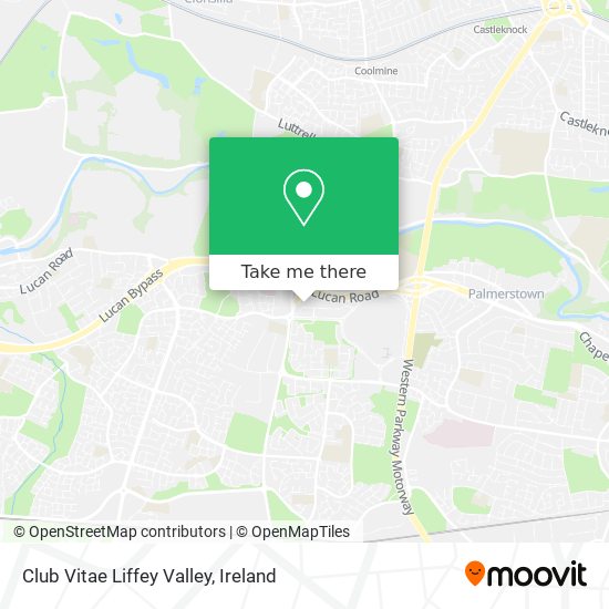 Club Vitae Liffey Valley map