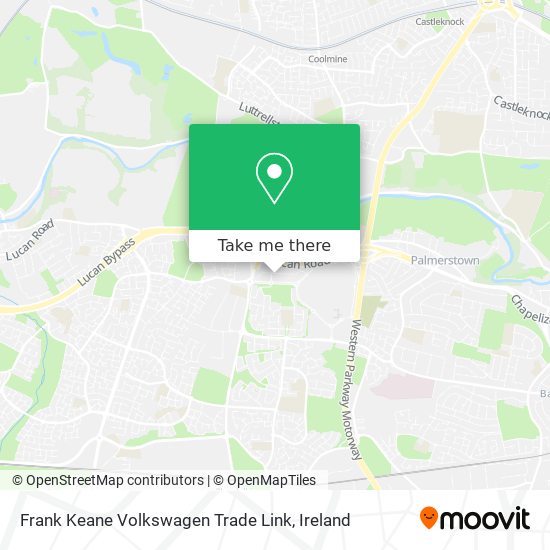 Frank Keane Volkswagen Trade Link map