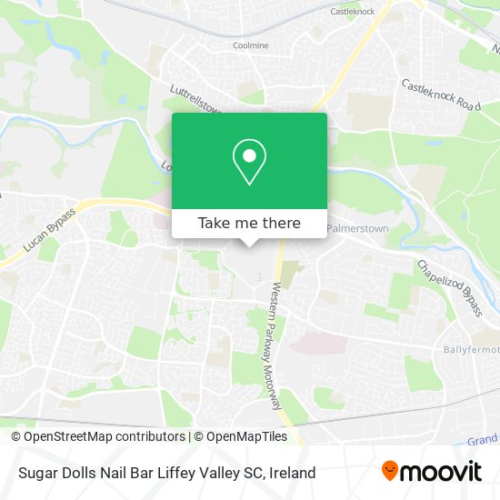 Sugar Dolls Nail Bar Liffey Valley SC map