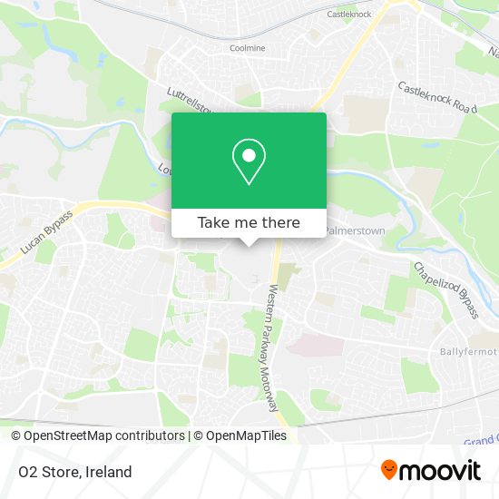 O2 Store map