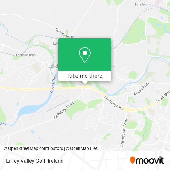 Liffey Valley Golf map