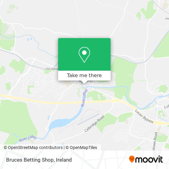 Bruces Betting Shop map