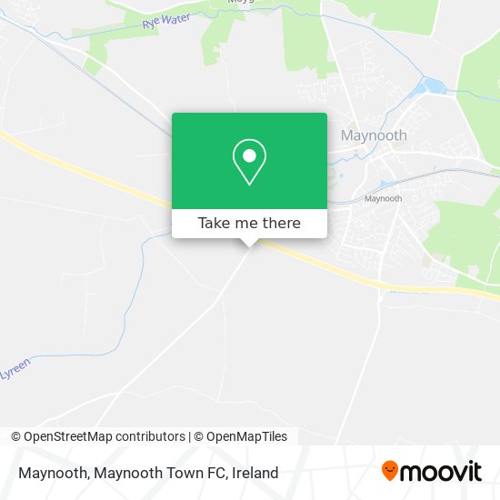 Maynooth, Maynooth Town FC map