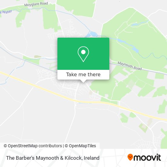 The Barber's Maynooth & Kilcock map