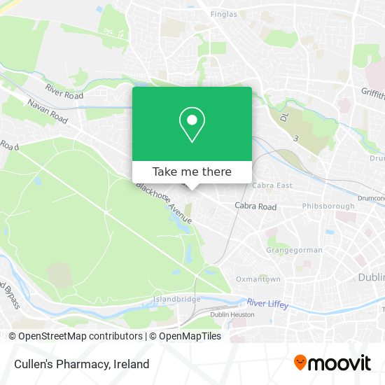Cullen's Pharmacy map