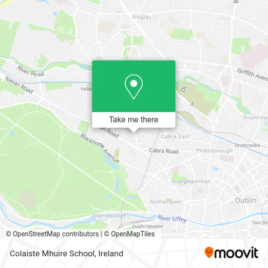 Colaiste Mhuire School map