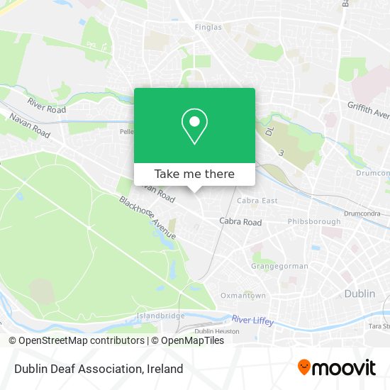 Dublin Deaf Association map