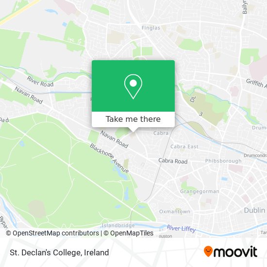 St. Declan's College map
