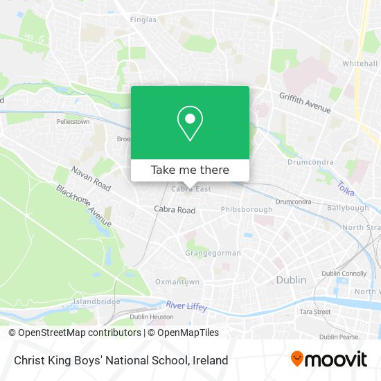 Christ King Boys' National School map