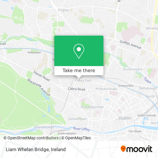 Liam Whelan Bridge map