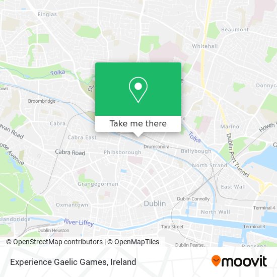 Experience Gaelic Games map