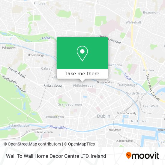 Wall To Wall Home Decor Centre LTD map