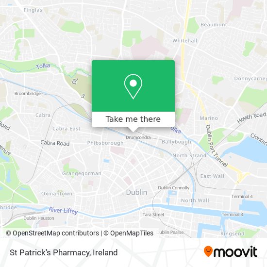 St Patrick's Pharmacy map