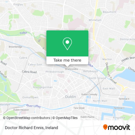 Doctor Richard Ennis map