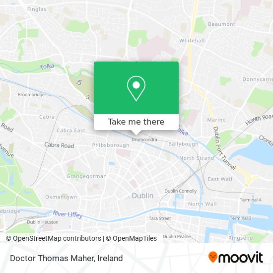 Doctor Thomas Maher map