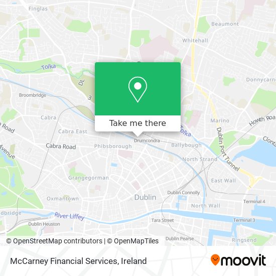 McCarney Financial Services map