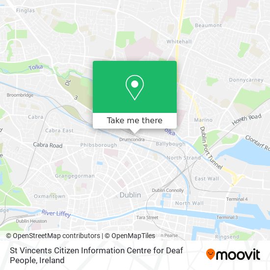 St Vincents Citizen Information Centre for Deaf People map